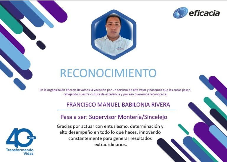 Ascenso Francisco Manuel Babilonia Rivera